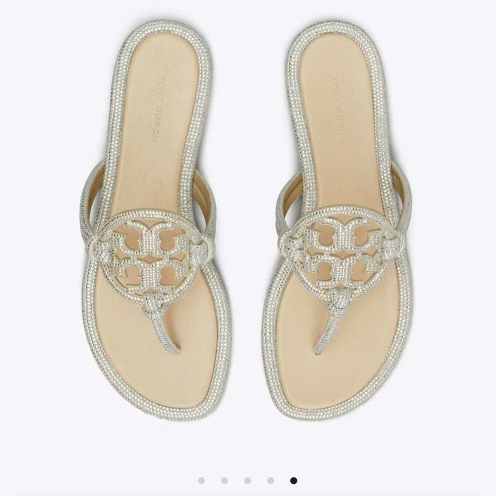 Tory Burch Miller Pave Knotted Sandals